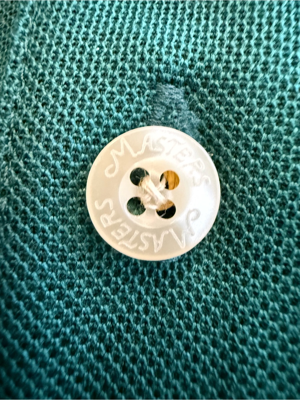Masters Collection Augusta National Green Polo Shirt NWT Hong Kong Cotton Large - Picture 9 of 16
